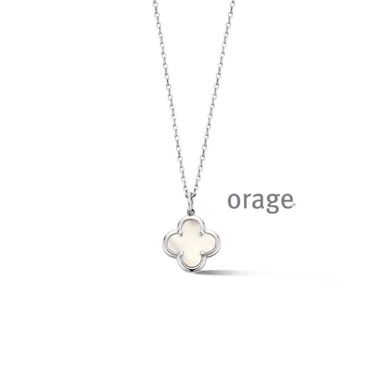 Orage collier zilver