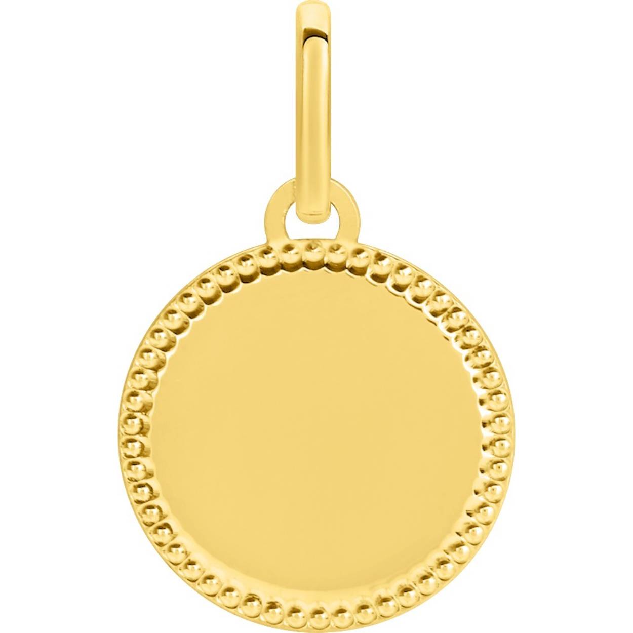 Gouden hanger met mooi kader.
Gravure mogelijk.