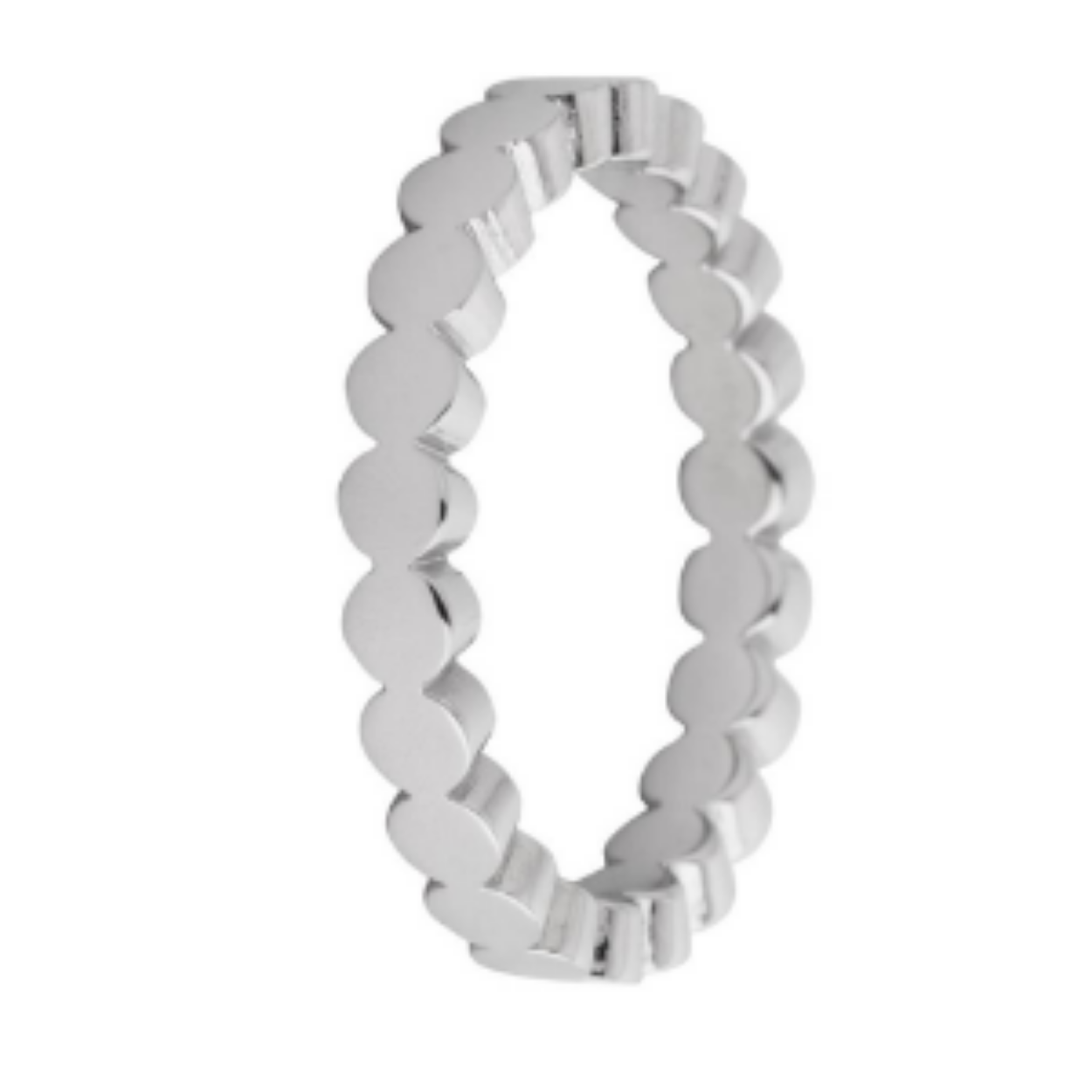 Melano friends sarah wave ring - zilverkleurig - dames - maat 54