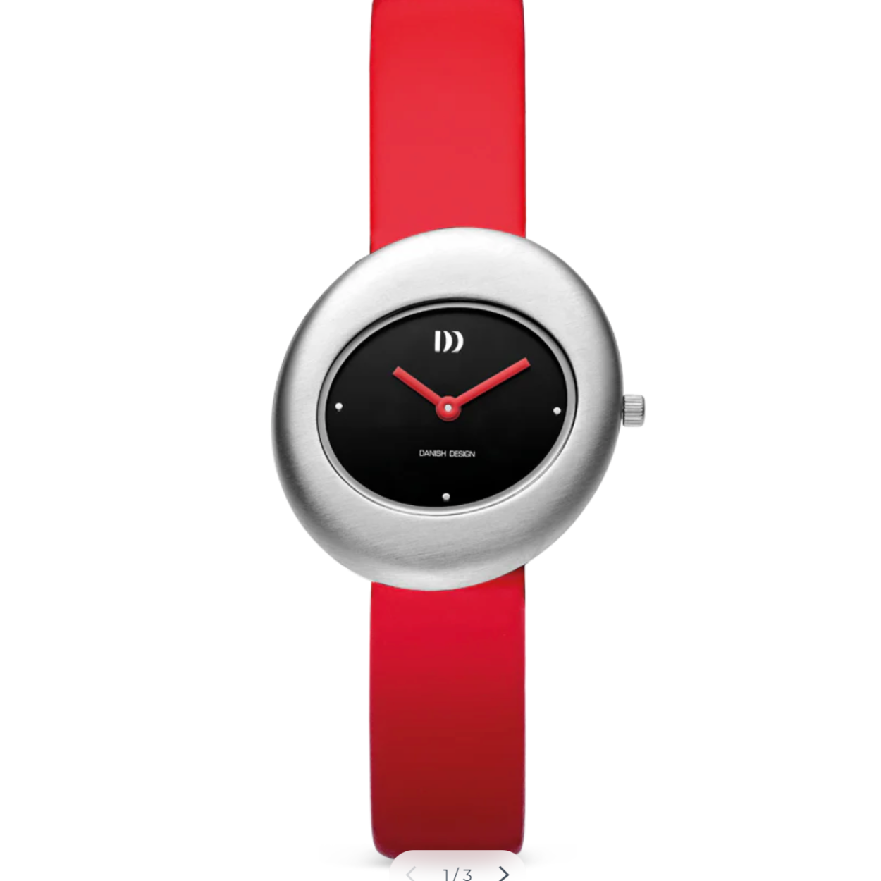 – Analoog
– Quartz uurwerk
– Edelstalen kast
– Kleur kast: zilverkleurig, mat
– Diameter: ca. 32 mm
– Dikte: ca. 7 mm

– Kleur wijzerplaat: zwart
– Kleur wijzers: rood
– Uren, minuten
– Mineraal glas

– Materiaal band: leer
– Kleur band: rood
– Sluiting: gespsluiting

– Waterdicht tot 3 ATM (spatwaterdicht)
– Fabrieksgarantie: 2 jaar