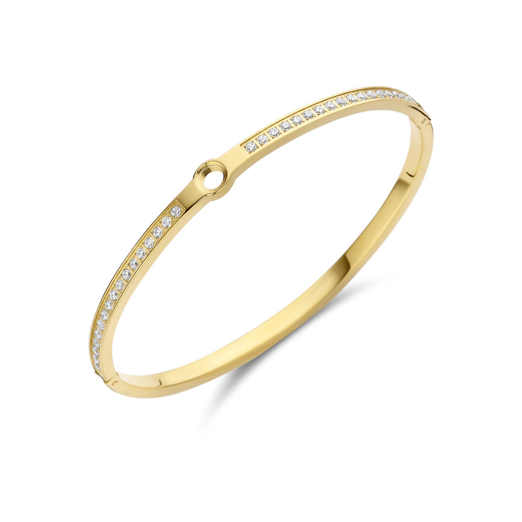 MELANO ARMBAND STAAL DAMES