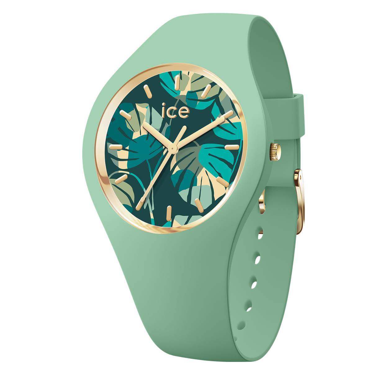 Ice Watch horloge, groen siliconen horlogeband