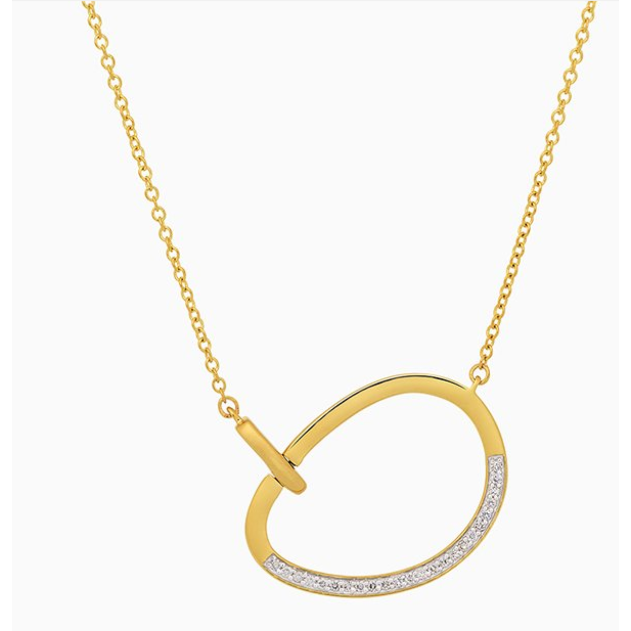Eclat fantasie collier 0.10ct GG/G-SI | C2024/22