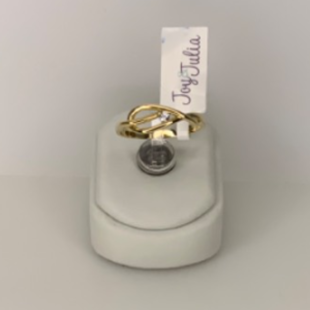 Gouden ring zirkonia Joy & Julia 