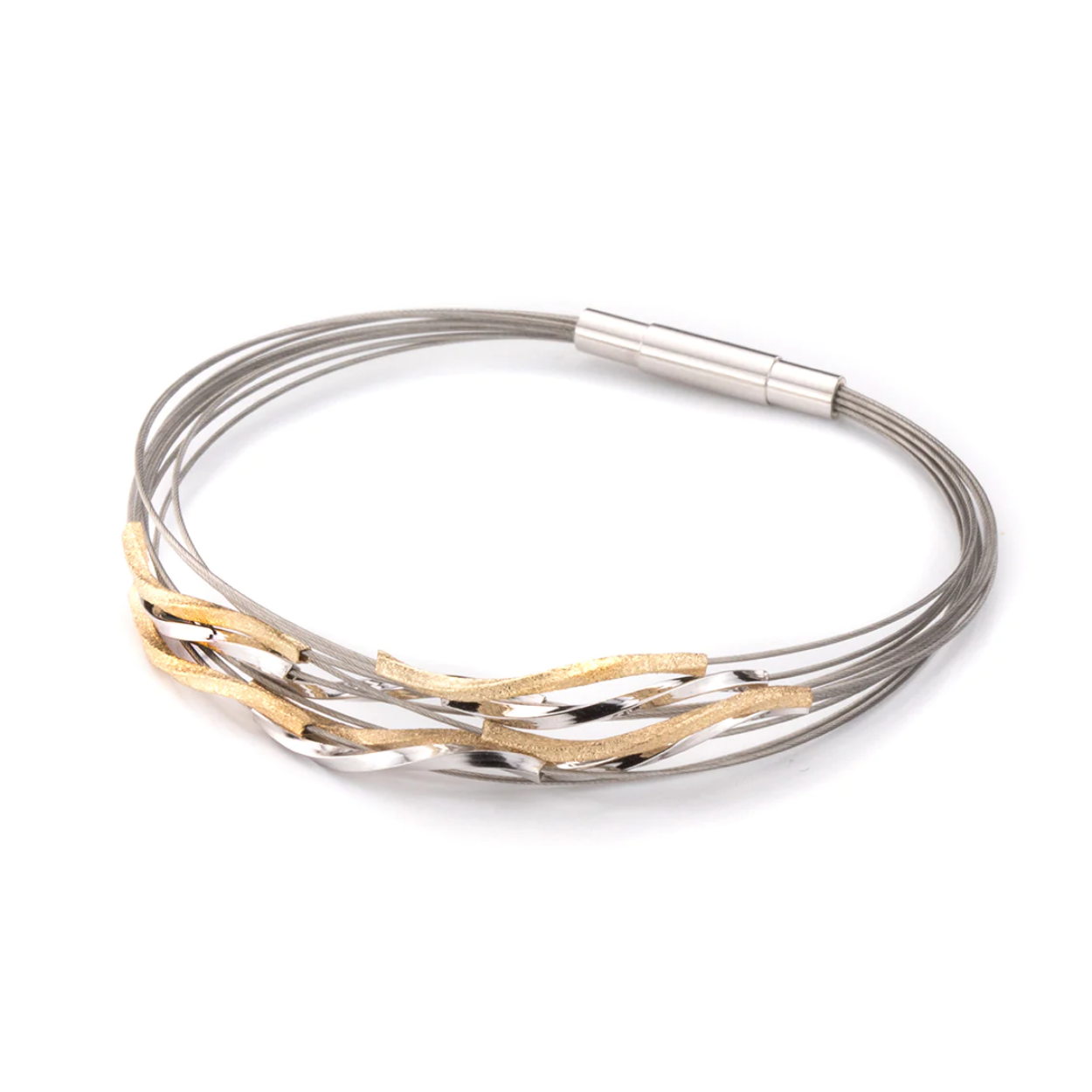 Sonic Square Gold Bracelet