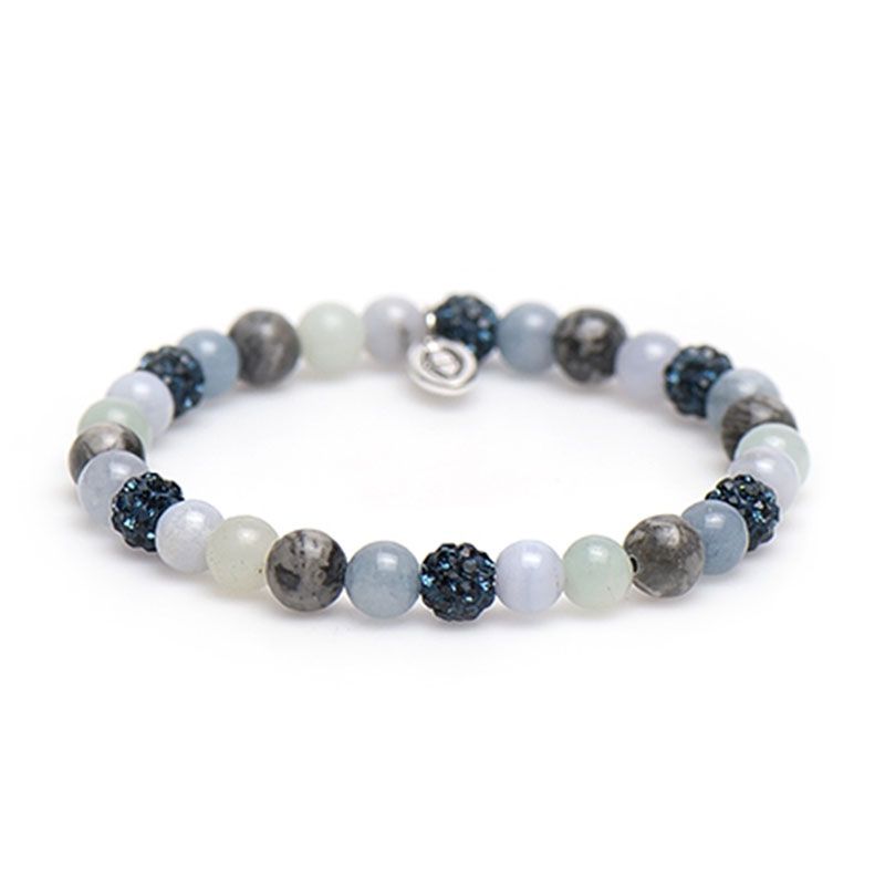 KARMA ARMBAND KAR-83190EL Hoe Gaaf zijn deze natuurstenen? Elke steen heeft zijn eigen kleur. Iedere armband is uniek en kan afwijken van de product foto.