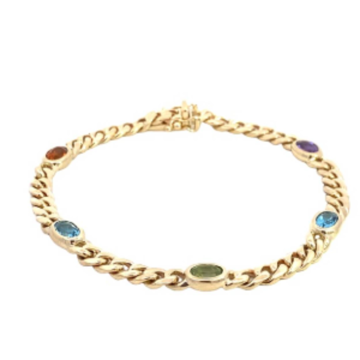 Monzario armband 1178-A-Geel 19cm. 
Kleur van de edelstenen kunnen verschillen. Nieuwsgierig naar de kleurstelling? Kom langs in de winkel!