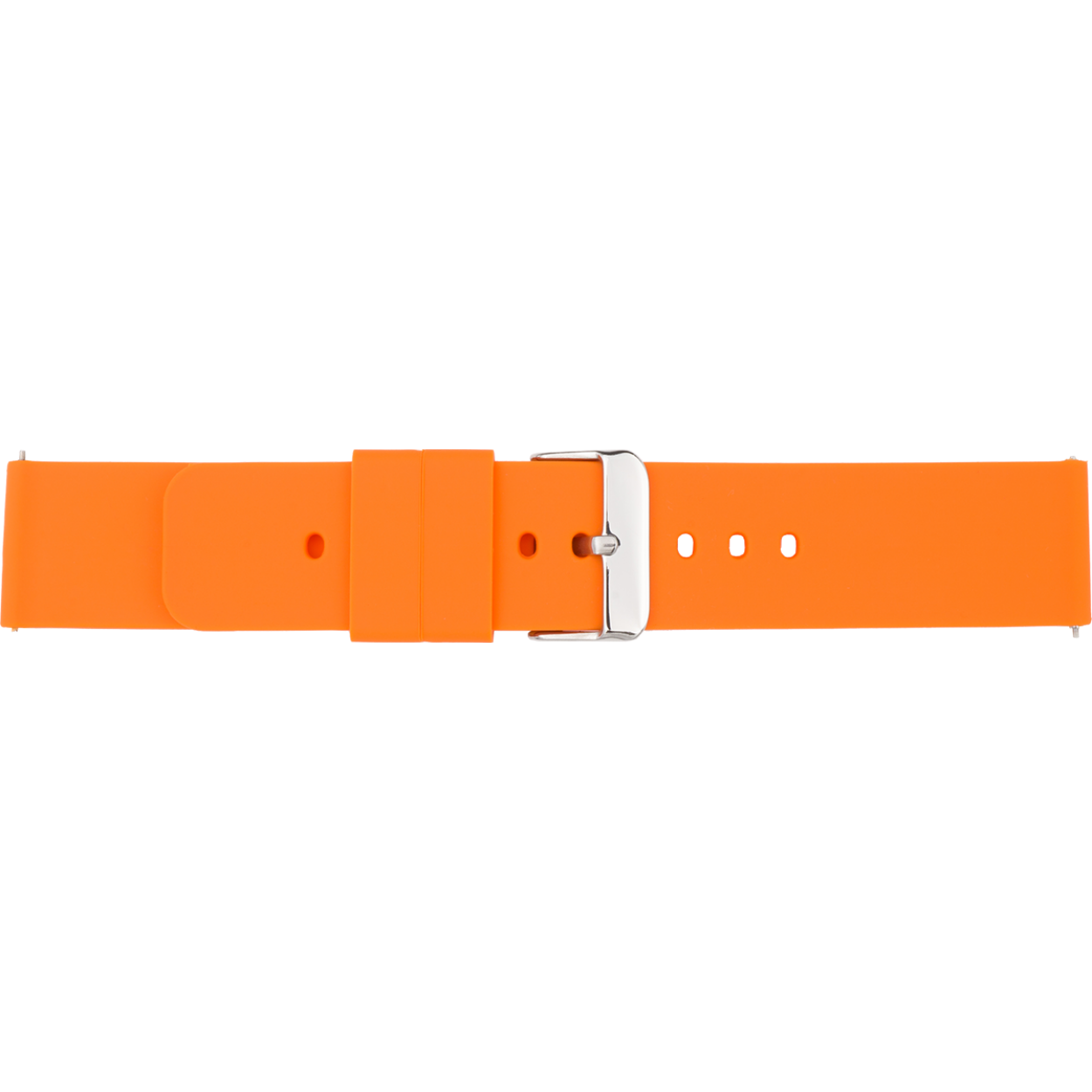 Horlogeband Oranje Silicone 20mm