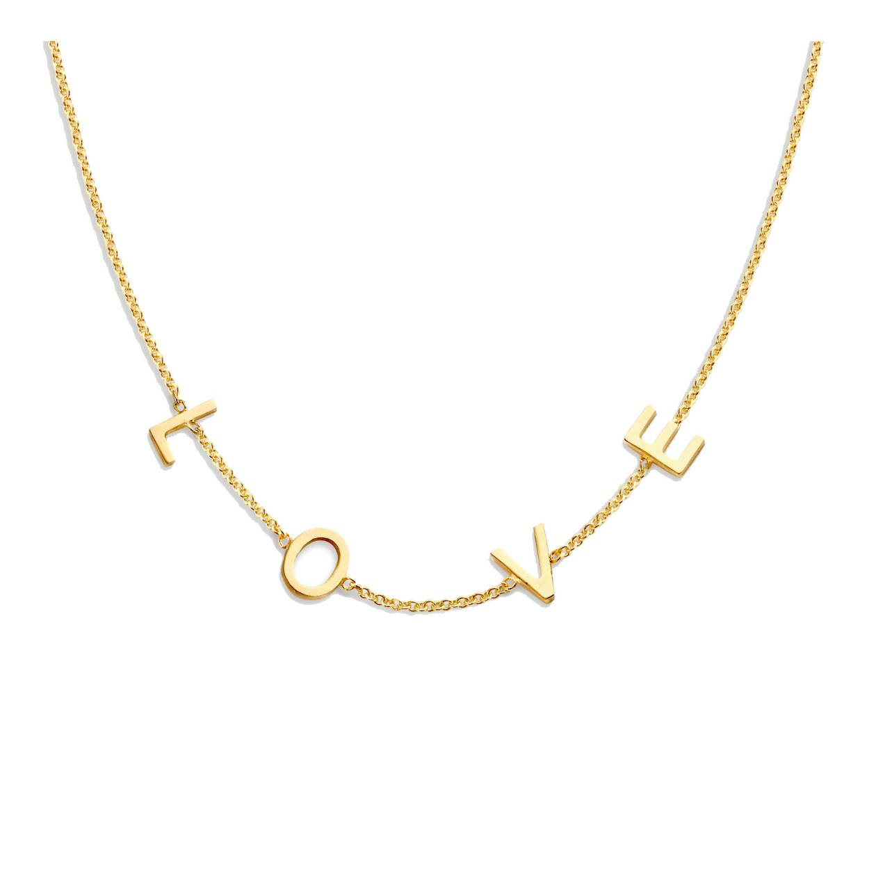 Met deze Just Franky Love Letter Necklace 4 Initials draag je jouw geliefde altijd dicht bij je hart. Kies een initiaal of symbool en stel jouw Just Franky ketting samen. Deze ketting is verkrijgbaar in 14k geel-, wit- of rosègoud.