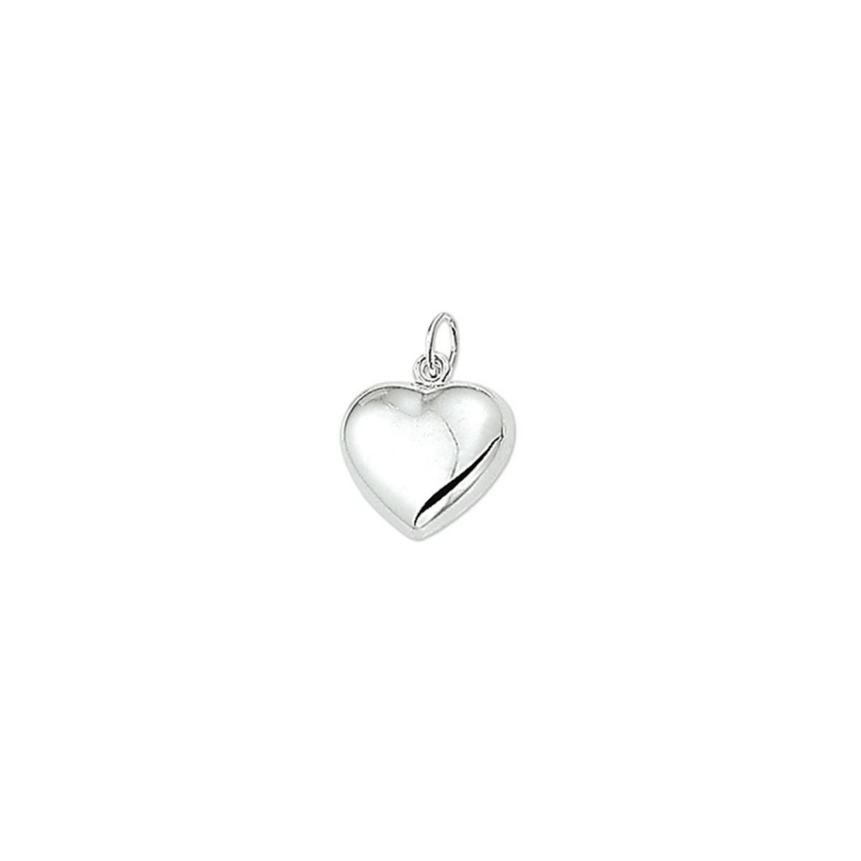 zilveren hanger van een hart 