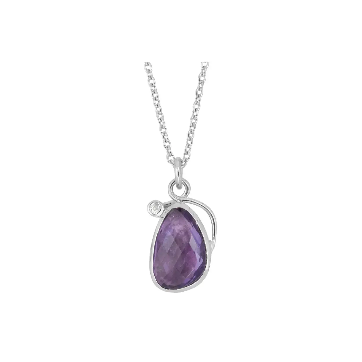 collier met amethist