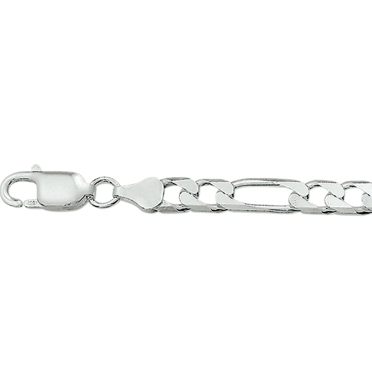Beschrijving: Zilveren collier met figaro schakel.
Doelgroep: heren
Breedte: 6 mm
Langste lengte: 50 cm