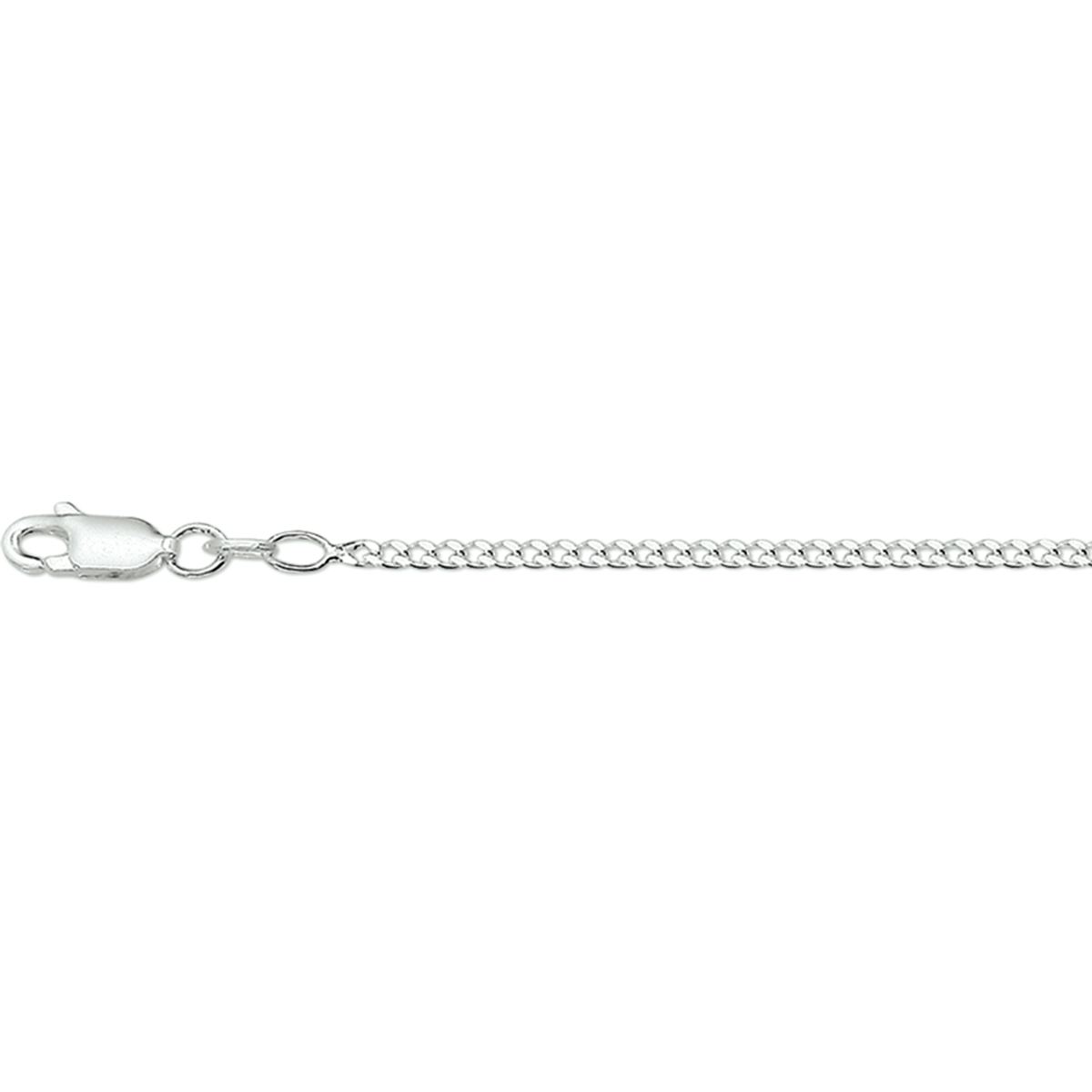 Zilveren lengtecollier