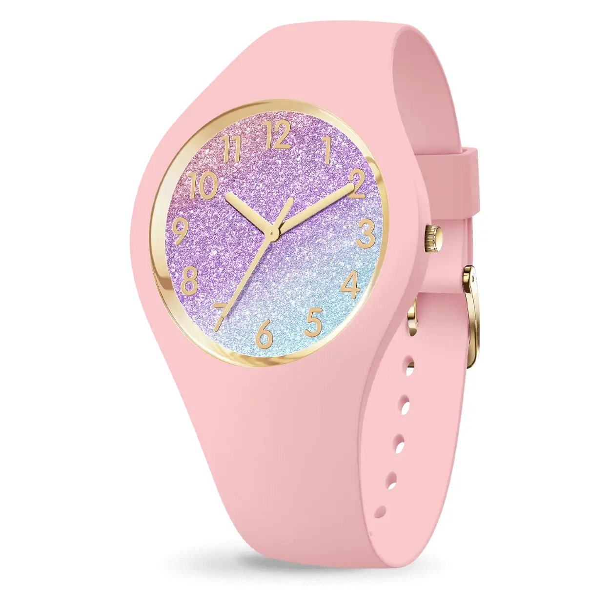 Dit is een horloge van het merk Ice-Watch. De bandkleur van dit horloge is roze.