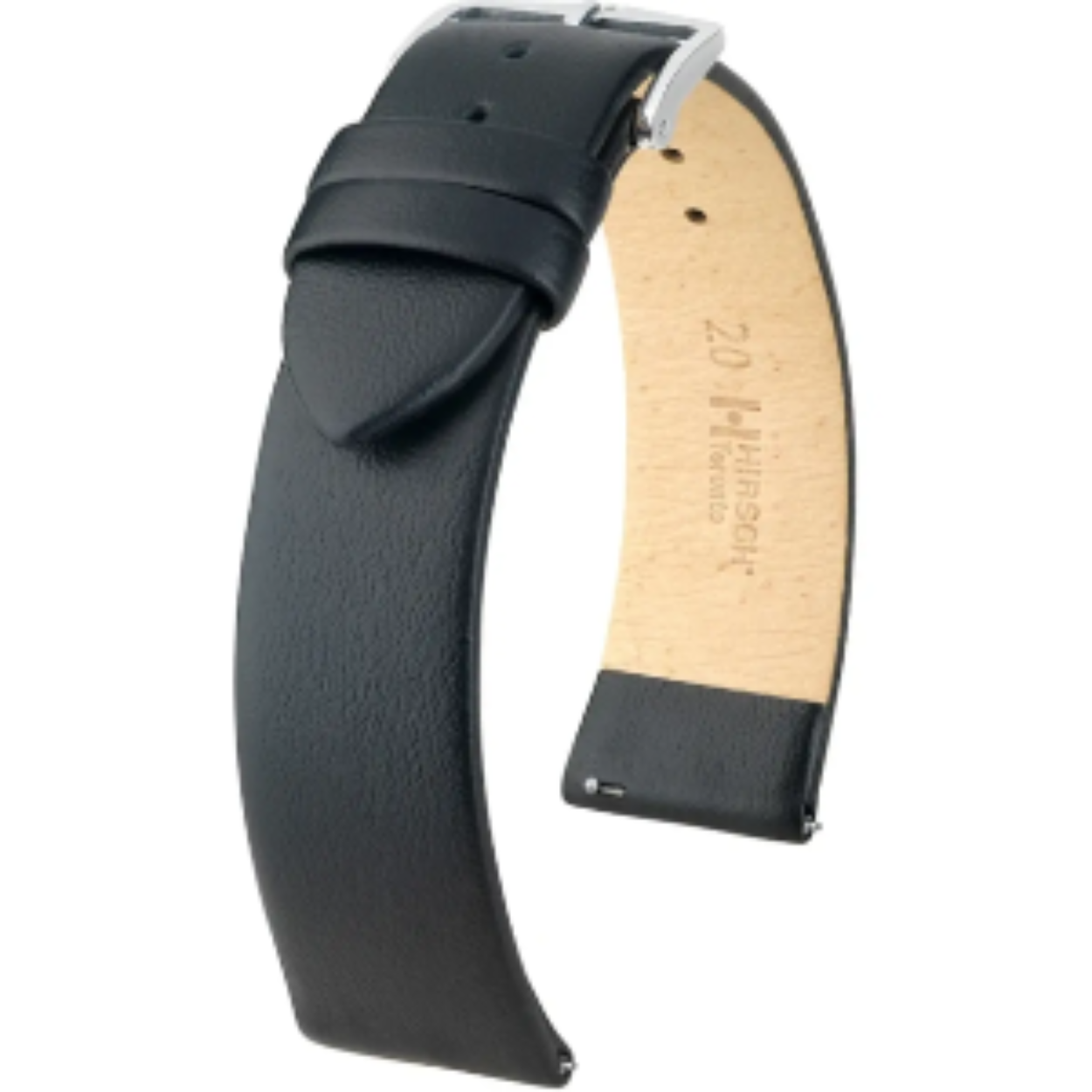 Horlogeband zwart 28mm