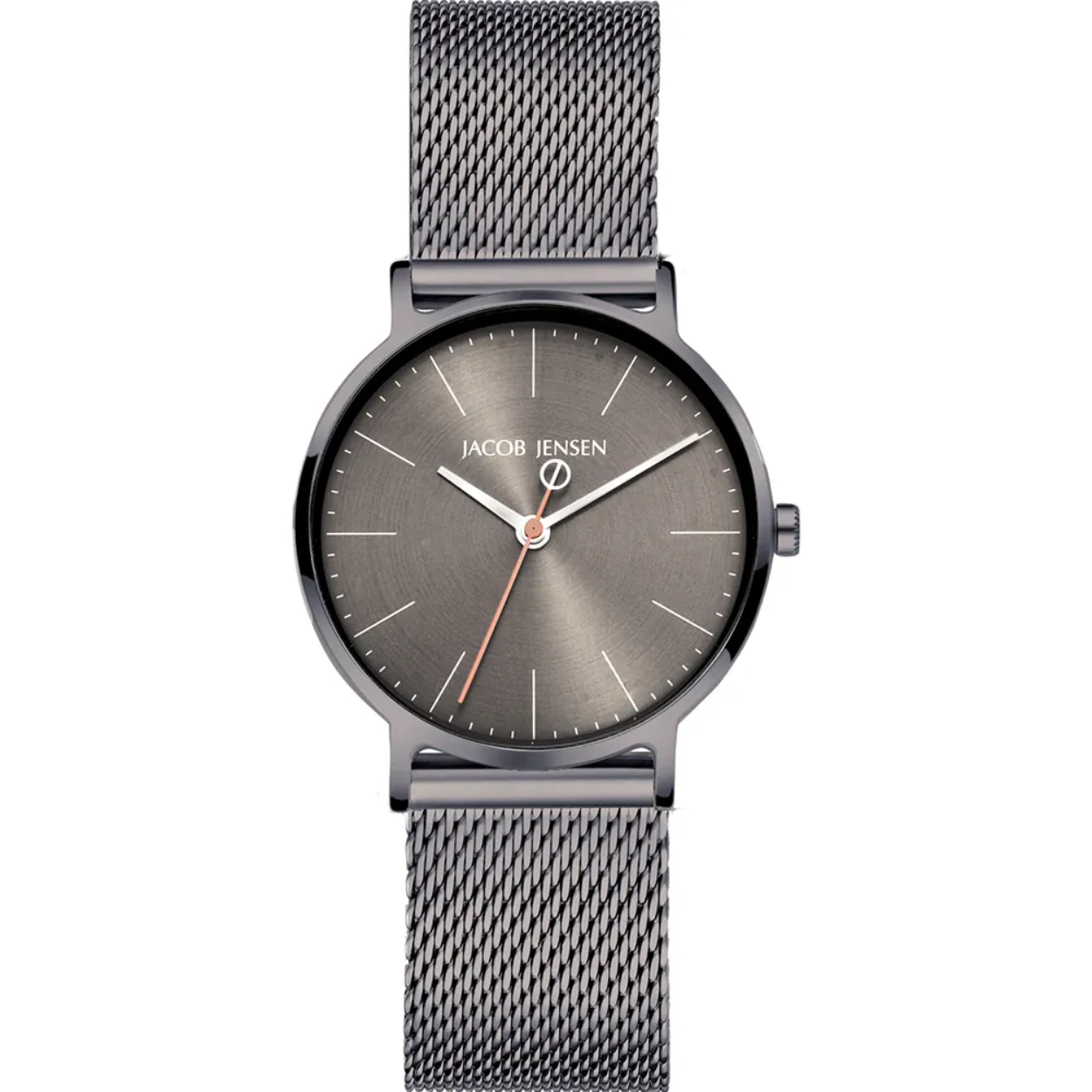 Dit is een horloge van het merk Jacob Jensen gemaakt voor dames.
De specificaties zijn als volgt:
Kastmaat: 32 mm
Kastdikte: 8
Bandlengte: 19
Bandbreedte: 20
Waterdichtheid: 5 ATM / 50 Meter / 165 Feet