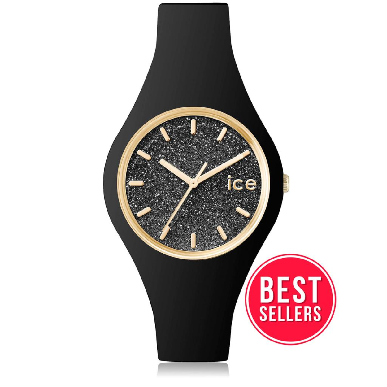 De ICE Watch Glitter dames horloge is een stijlvol dameshorloge met een quartz uurwerk en een analoge weergave. Het heeft een zwarte kast en band van plastic en silicone en is waterdicht tot 10 ATM. Het horloge is nikkelvrij en antiallergisch. Draag het bij casual of elegante outfits voor een subtiele glittertouch.