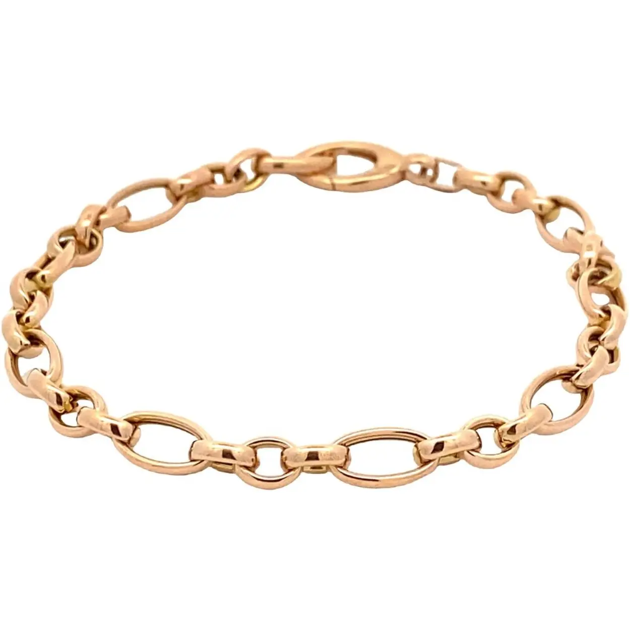 Monzario armband 1458 14krt gouden schakelarmband 