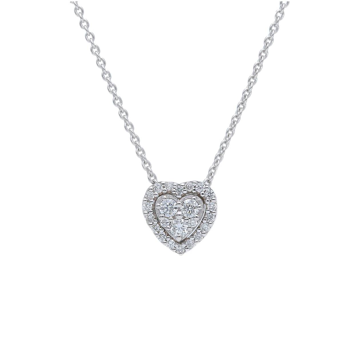 Ketting geel goud 18kt met diamanten