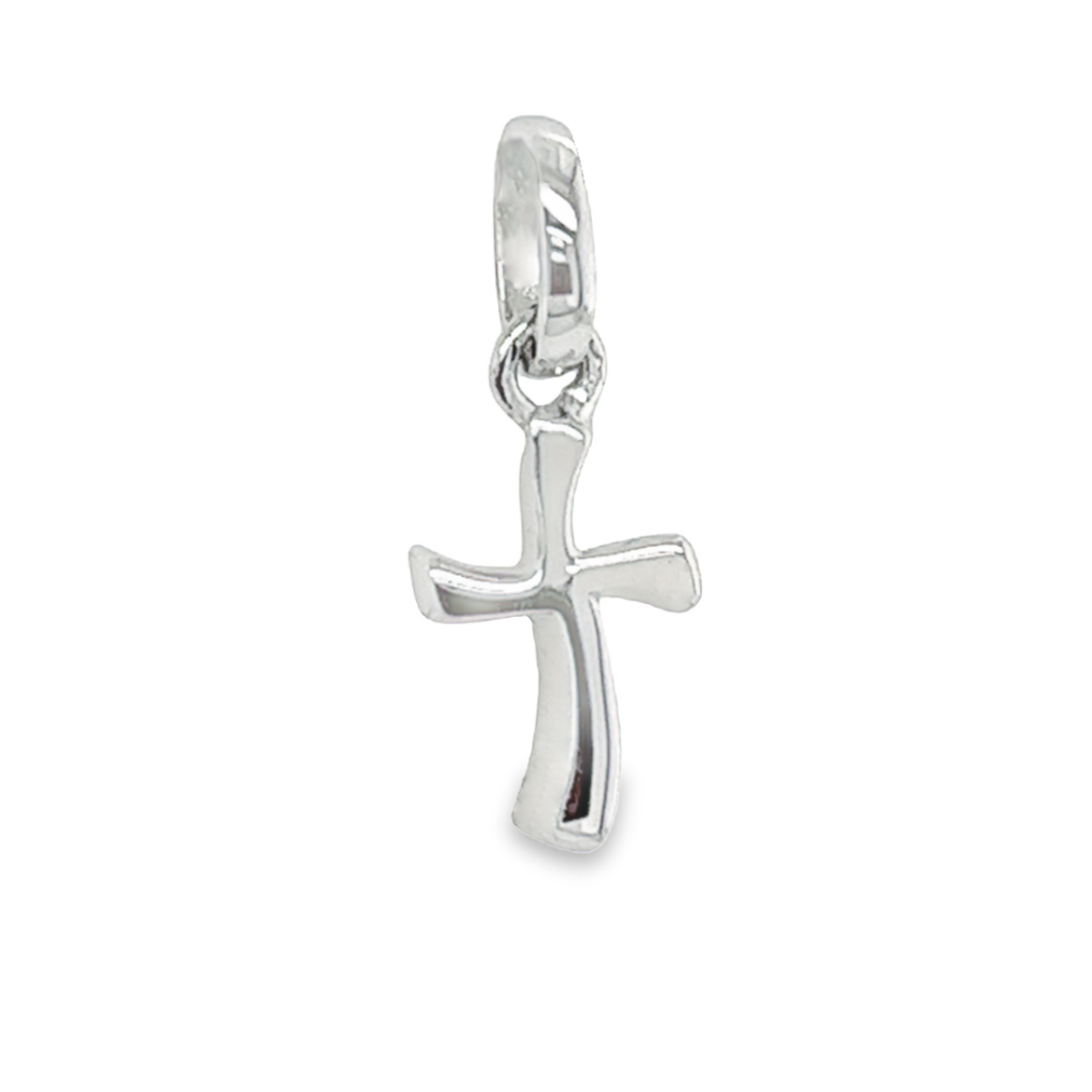 Zilveren hanger gerhodineerd Kruis