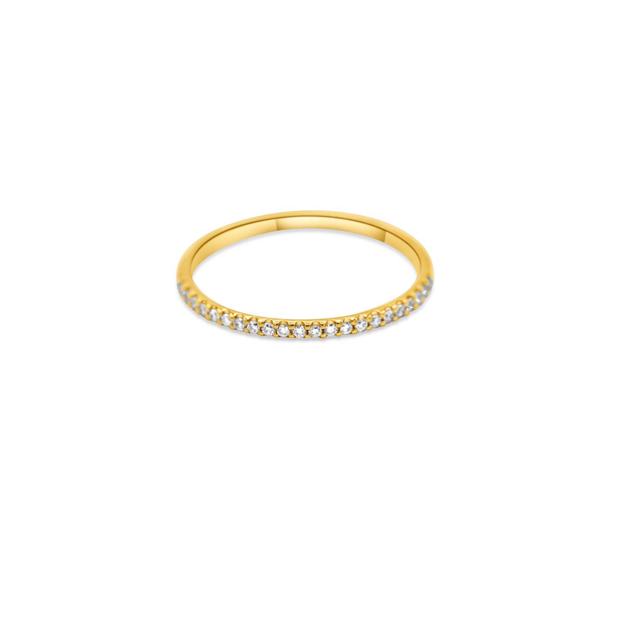 Ring GG 18kt 0.13ct brilj
