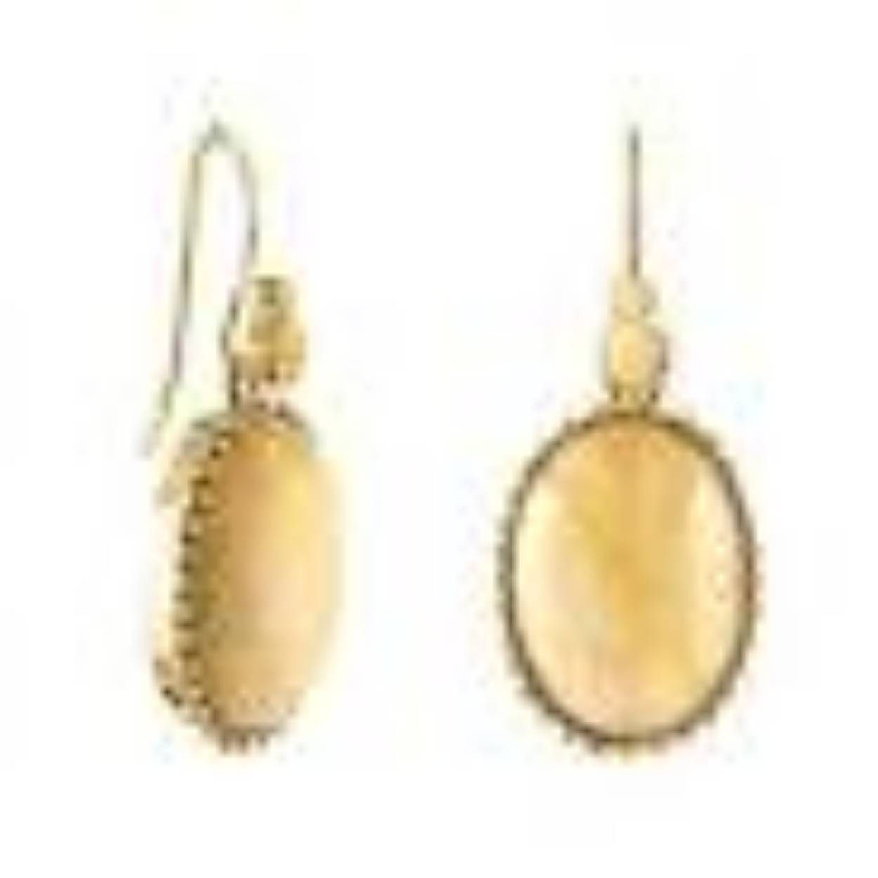 zilver vergulde oorhanger