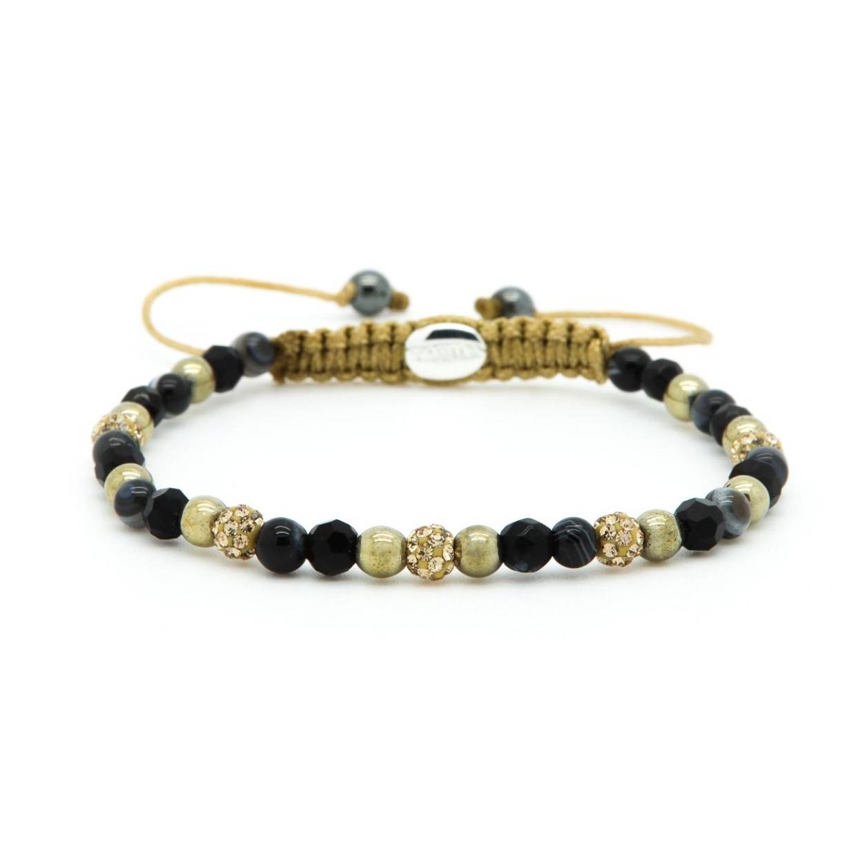 Karma armband, Spiral Tuscan Sun xxs (gold crystal)