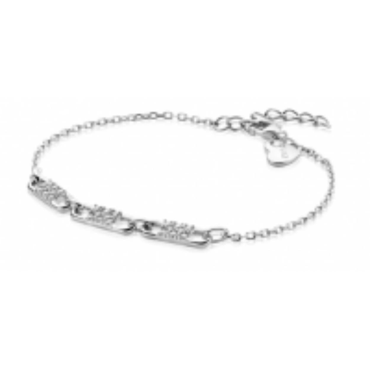 ZINZI gold plated zilveren multi-look armband met gourmet en figaro schakels met 5 ronde plaatjes ZIA2368