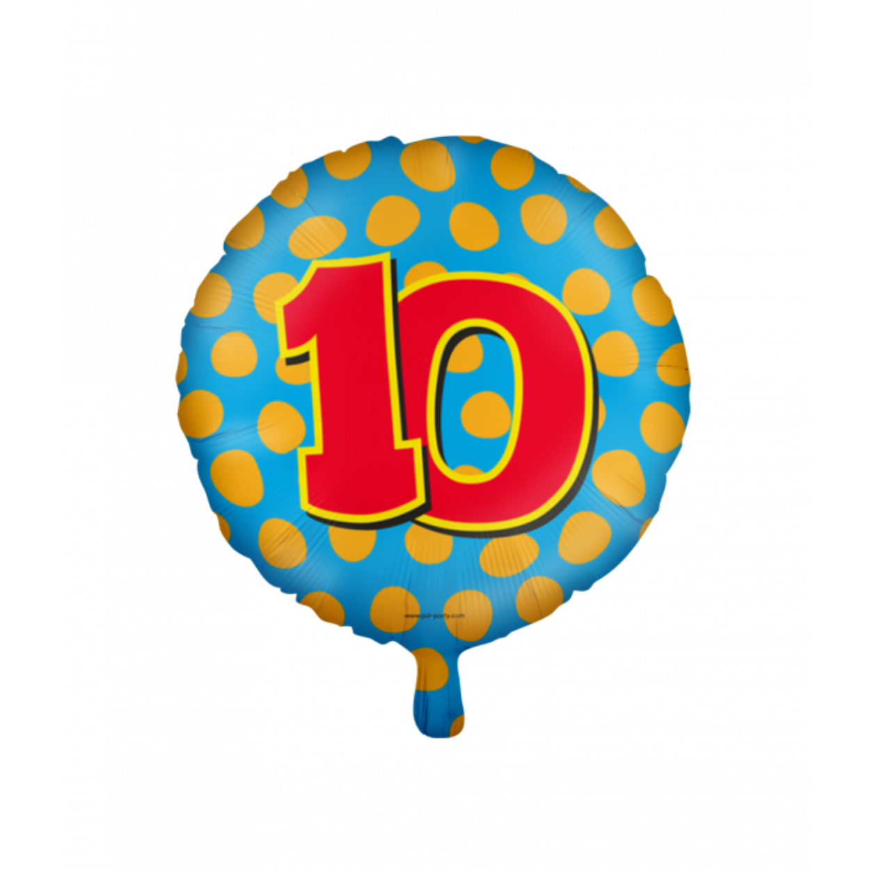 De Happy foil balloons 10 zijn een leuke toevoeging voor als er iemand 10 wordt en door de gebruikte kleuren valt de folie ballon extra op. De folie ballon kan worden gevuld met helium of met lucht, hiervoor wordt standaard een rietje meegeleverd. De ballonnen hebben een diameter van ongeveer 45 centimeter.

Deze ballonnen kunnen wij ter plekke vullen met helium, hiervoor brengen wij 5 euro in rekening.