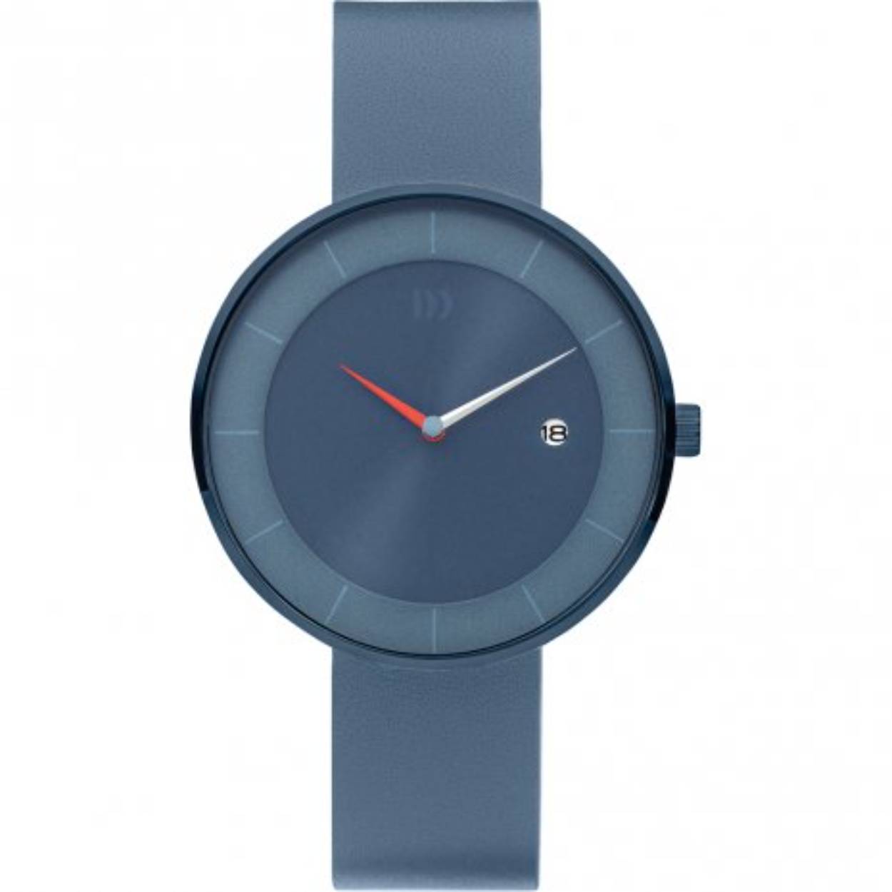 Dit Danish Design horloge heeft een roestvrijstalen kast met een diameter van 41mm en is voorzien van een leren band. In de kast bevindt zich een kwaliteitsuurwerk en is afgewerkt met saffierglas.

Het horloge is 5ATM. Dit betekent dat het horloge geschikt is voor douchen.