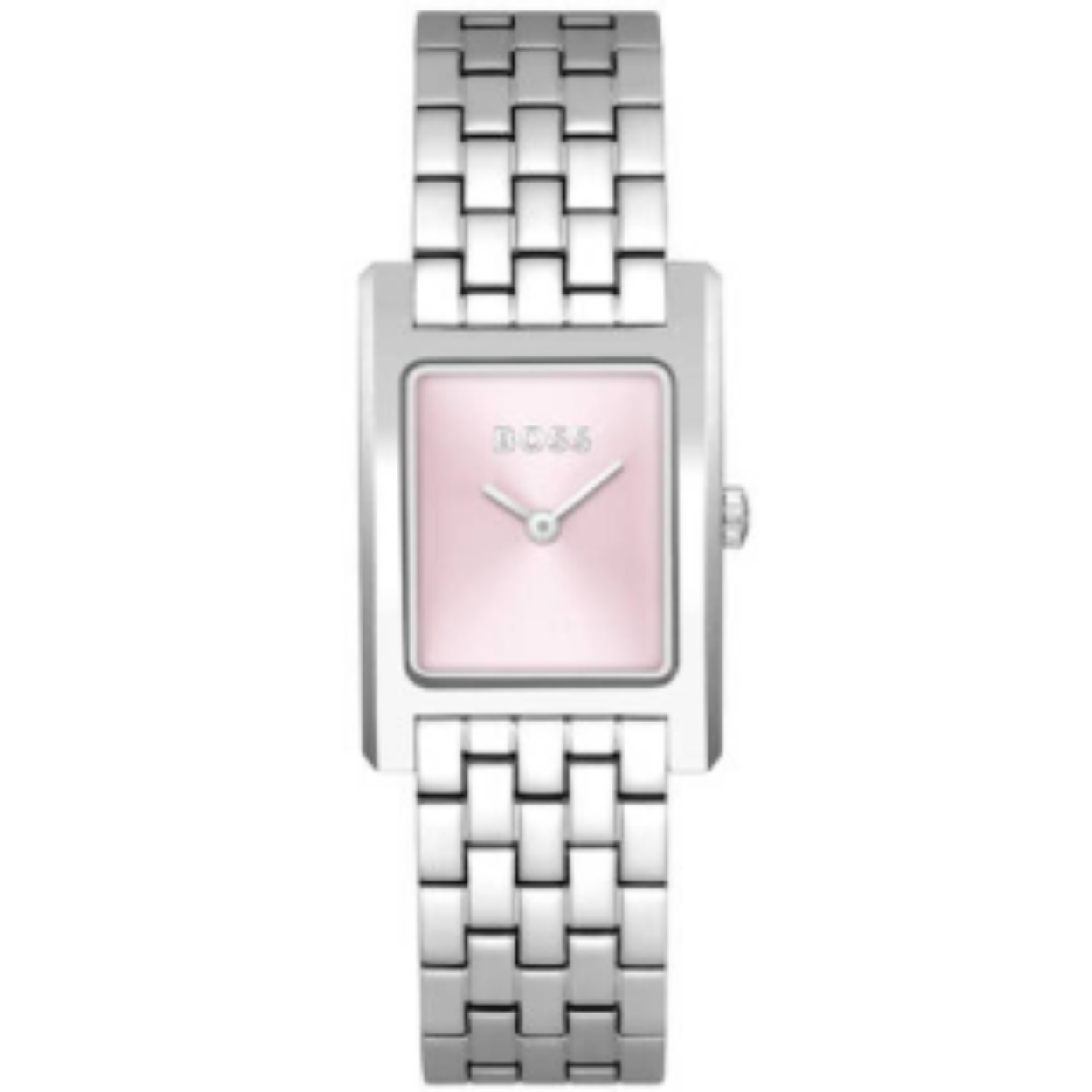 BOSS HB1502743 LUCY Dameshorloge 22x24,5mm 
Dit BOSS horloge uit de LUCY serie met artikelnr: HB1502743 heeft een chique look. Zeer geschikt voor de moderne stijlvolle vrouw van nu. Het stalen dameshorloge valt op door zijn rechthoekige horlogekast met een roze wijzerplaat met minimalistische wijzers. Aan de kast zit een stalen schakelband met druksluiting. De kast van het horloge heeft een afmeting van 22x24,5mm met mineraalglas en is 3ATM. 

HET MERK:
HUGO BOSS is afgestemd op levensstijlen waar het gaat om kwaliteit en precisie. Het wereldwijde fashionlabel is verdeeld in twee merken: BOSS en HUGO. Het merk BOSS biedt geavanceerde, moderne horloges gericht op kwaliteit en design om een onberispelijke look te creëren – of het nu zakelijk, casual of sportief is. De horloge collectie van BOSS is perfect afgestemd op levensstijlen waar het gaat om kwaliteit en precisie. BOSS is op maat gemaakt in een onberispelijke stijl.

Blijf stijlvol bij de tijd. Voor de BOSS-vrouw is stijl het handelsmerk en draait alles om
details. Breng uw look naar een hoger niveau met onze nieuwe en kenmerkende horlogecollectie.

SPECIFICATIES:
- Mineraalglas
- Rechthoekige kastvorm
- Stalen horlogekast
- Roze wijzerplaat
- Stalen schakelband