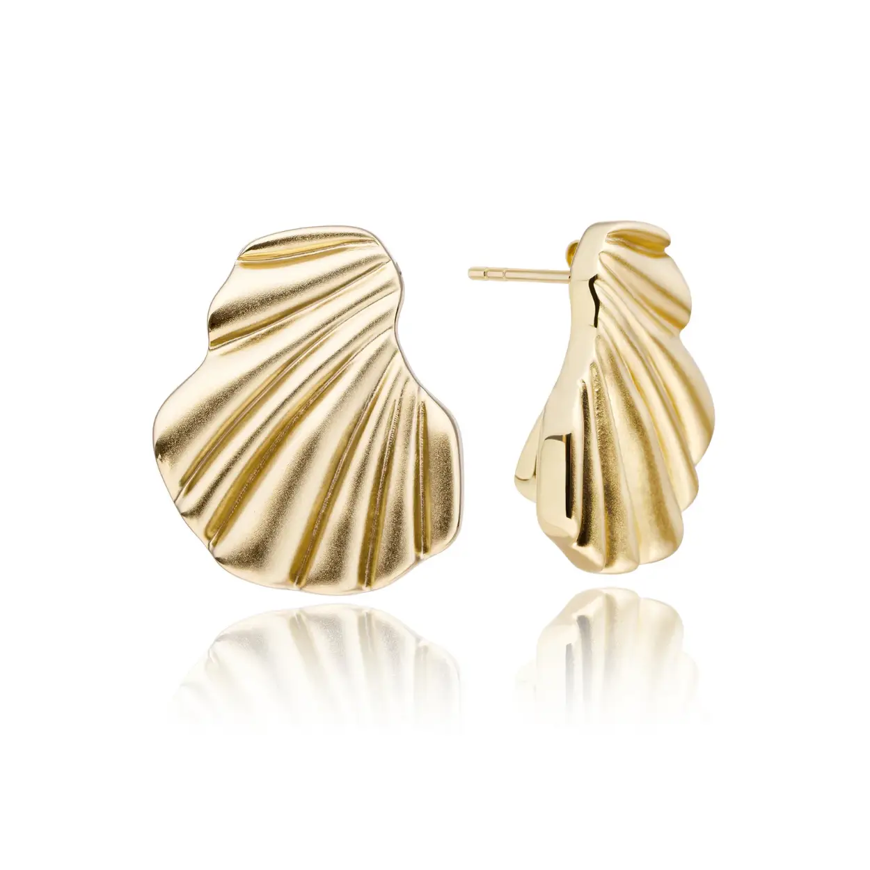 Earrings Dune Push Back Earrings - GoldEAG39