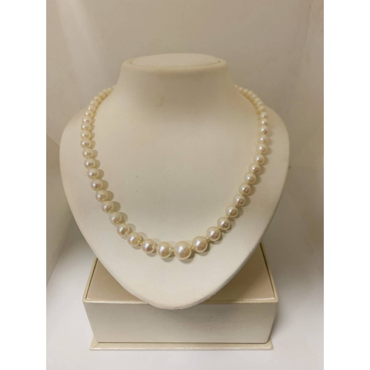 VINTAGE parelcollier - gouden sluiting