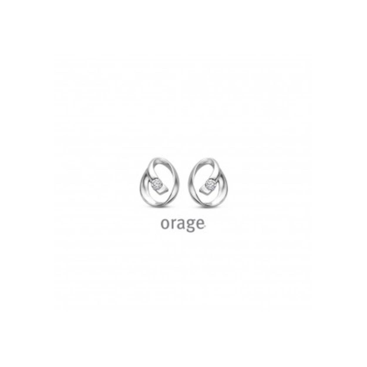 Oorringen 925 rh cz