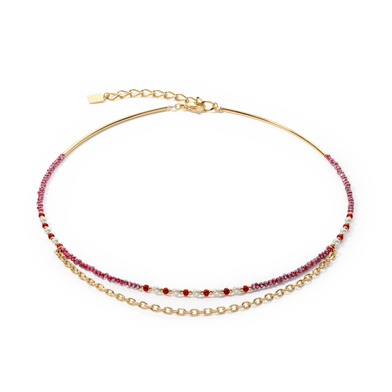 Dit is een collier van het merk Coeur de Lion gemaakt voor dames.