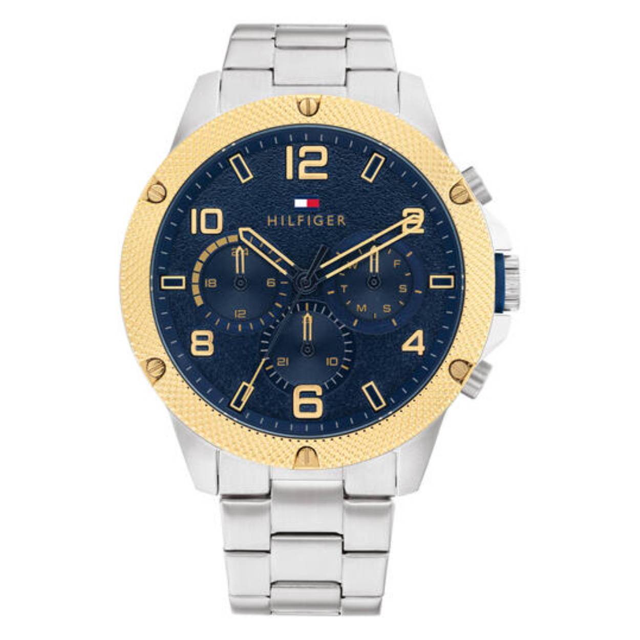 Bi color heren horloge