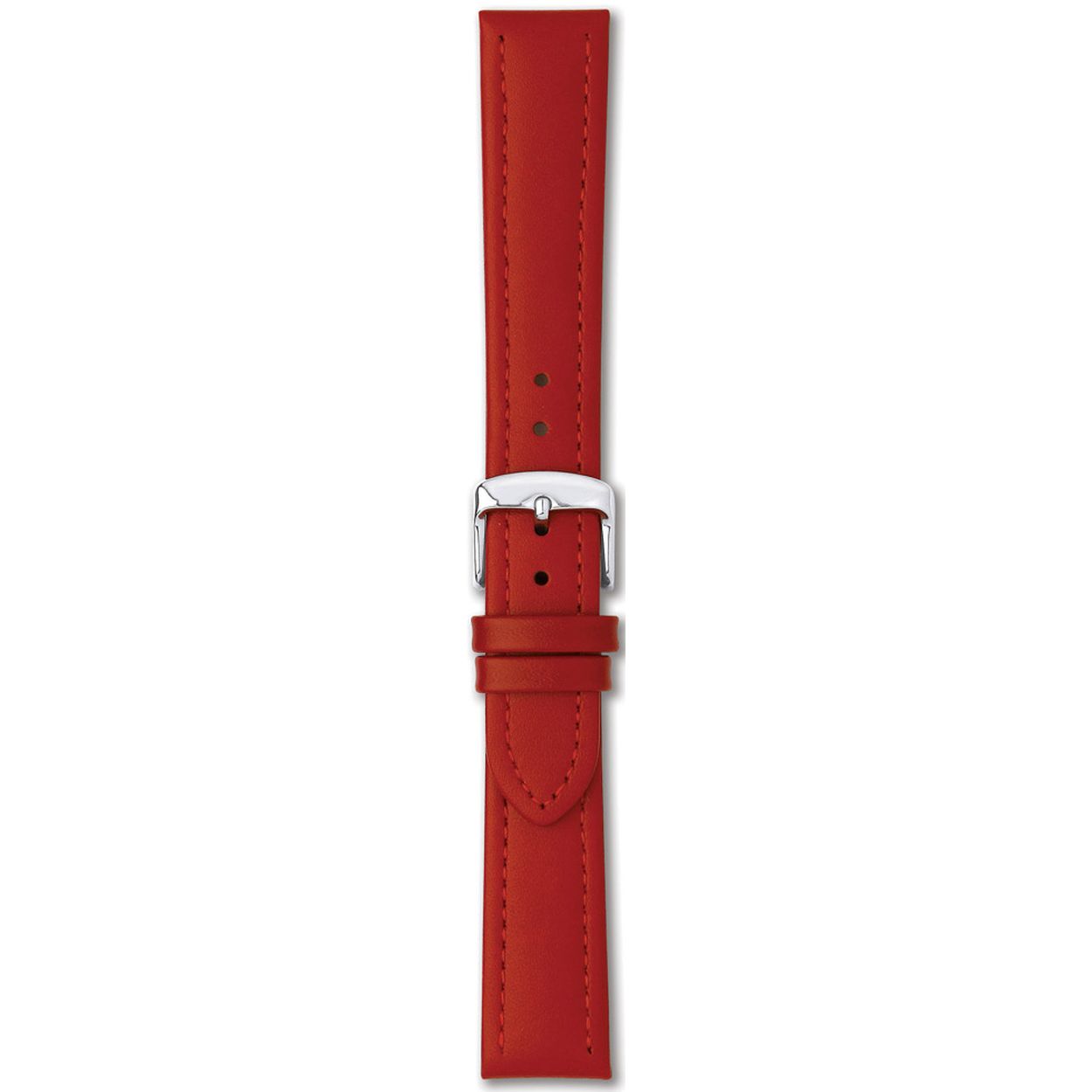 Een mooie horlogeband van het merk Condor gemaakt van leer. De kleur van deze horlogeband is rood. De breedte is 22mm.