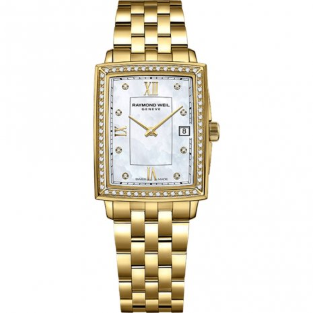 Raymond weil horloge TOCCATA 68/single cut 8/8 w-si 0.224crt. 5925-PS 00995