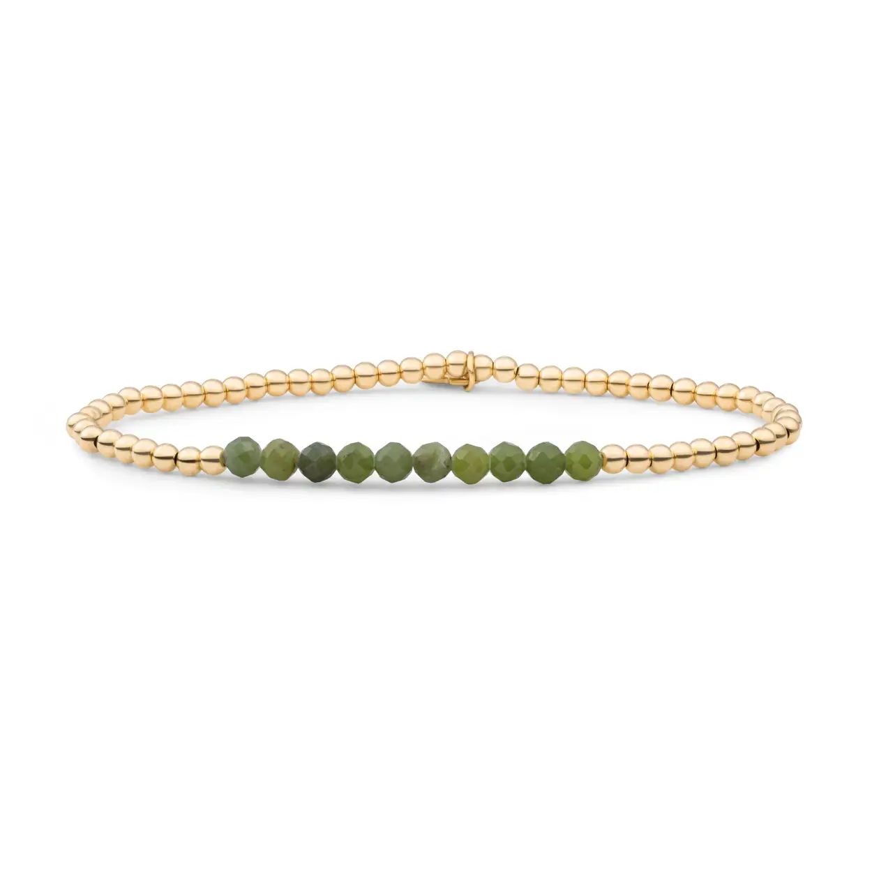 Sparkling Jewels - Southern Jade Universe, Armband Verguld Zilver - SBG-GEM61-3MM-LINE