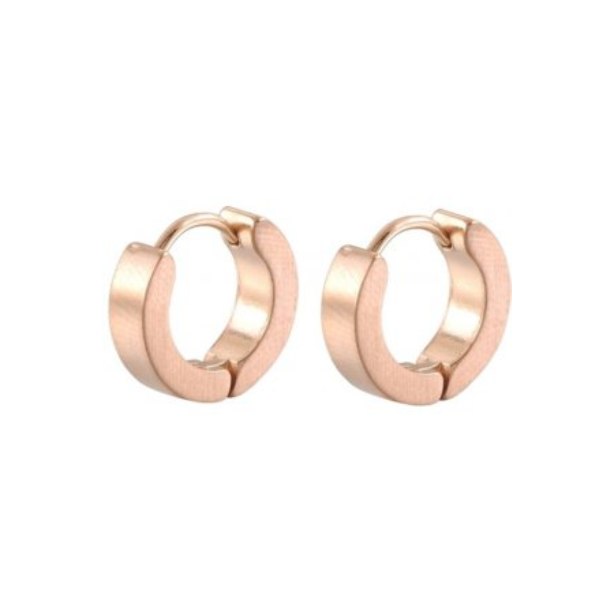 zilver vergulde rose klapcreool