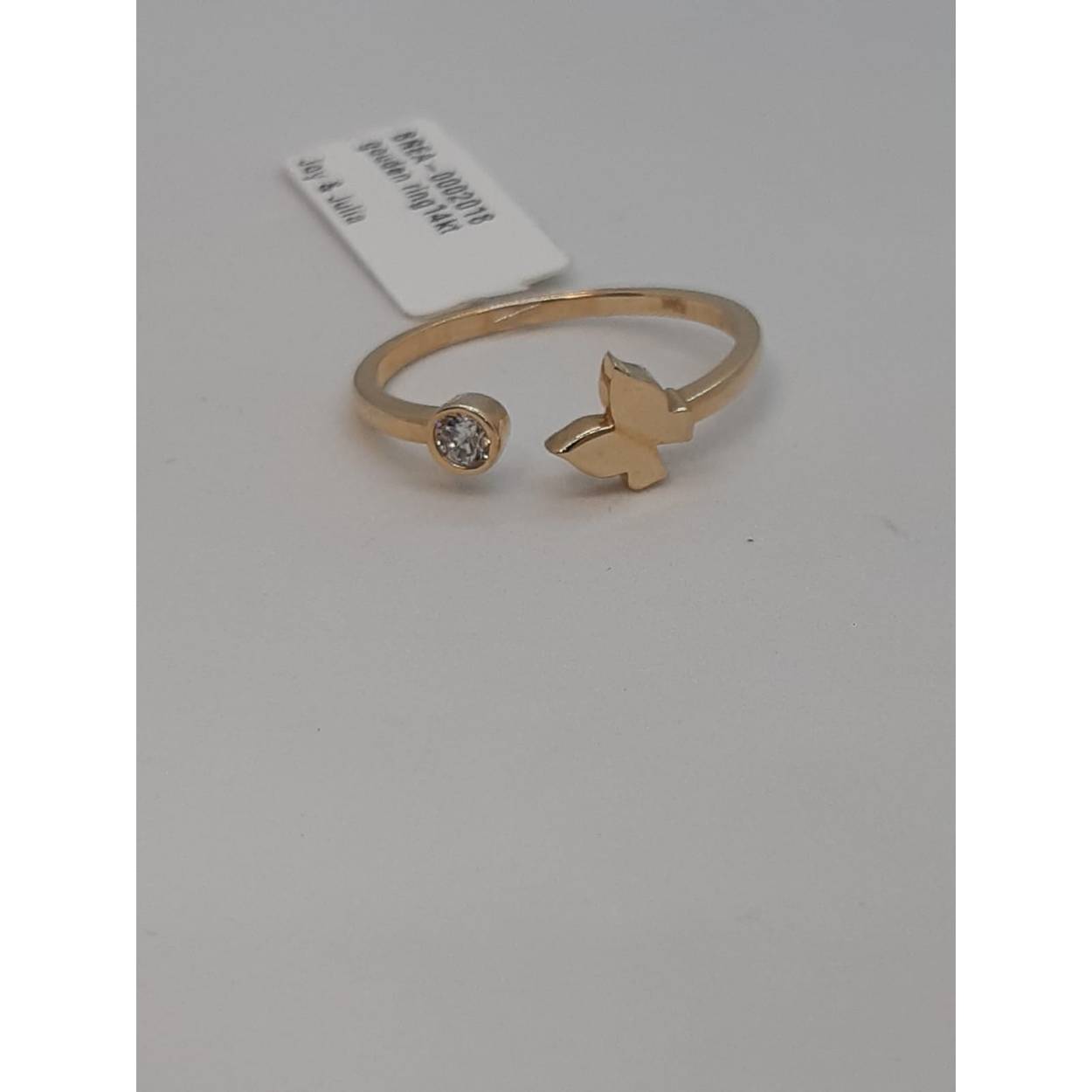 gouden ring 14k met stenen