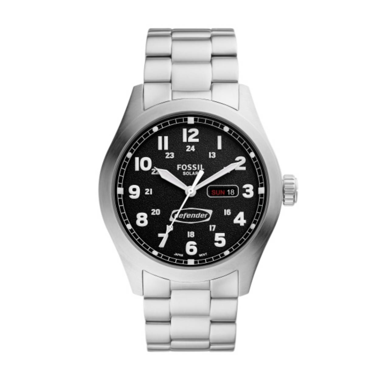 Dit Solar Powered horloge van Fossil is gemaakt van Roestvrijstaal met een diameter van 46 mm en is voorzien van een metalen band. In de kast bevindt zich een Seiko uurwerk en de wijzerplaat is afgedekt met Mineraalglas.

Het horloge is 10ATM waterdicht. Dit betekent dat het horloge geschikt is om mee te zwemmen, maar niet voor intensieve watersport.