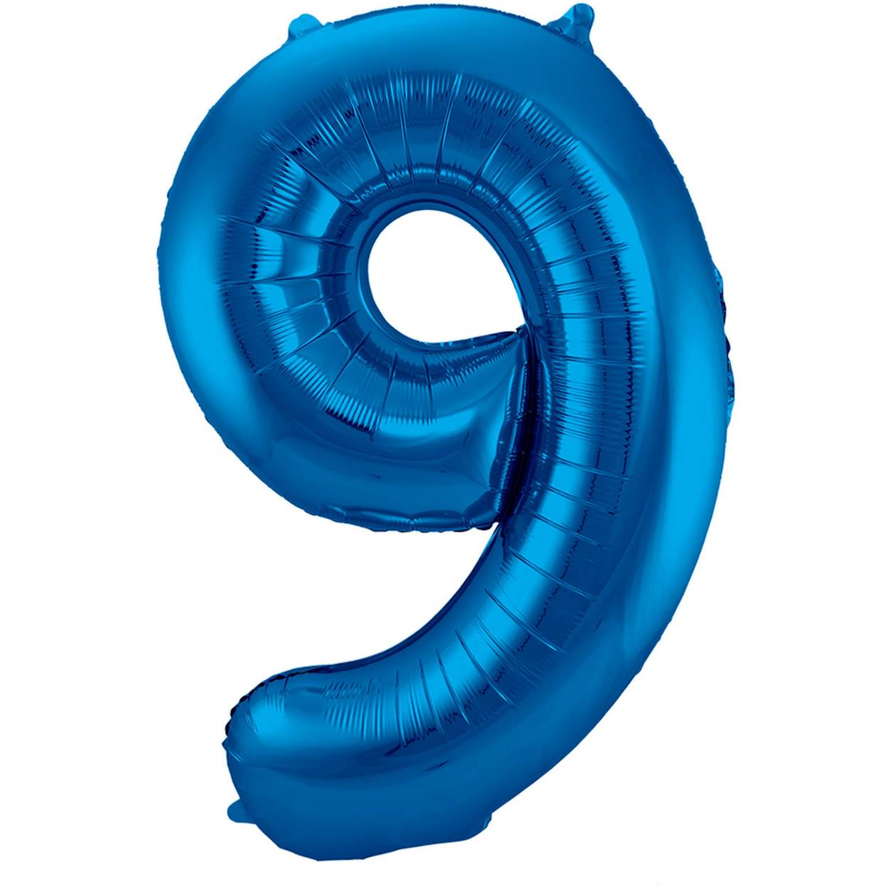 Blauwe Folieballon Cijfer 9 - 86cm. Inhoud: 1 folieballon. Kleur: Blauw. Bijvoorbeeld te gebruiken tijdens de volgende feestgelegenheid/feestgelegenheden: Verjaardag, Jubileum en Kinderfeestje. Deze folieballon is 34 inch/86 cm. Het artikel is gemaakt van folie.