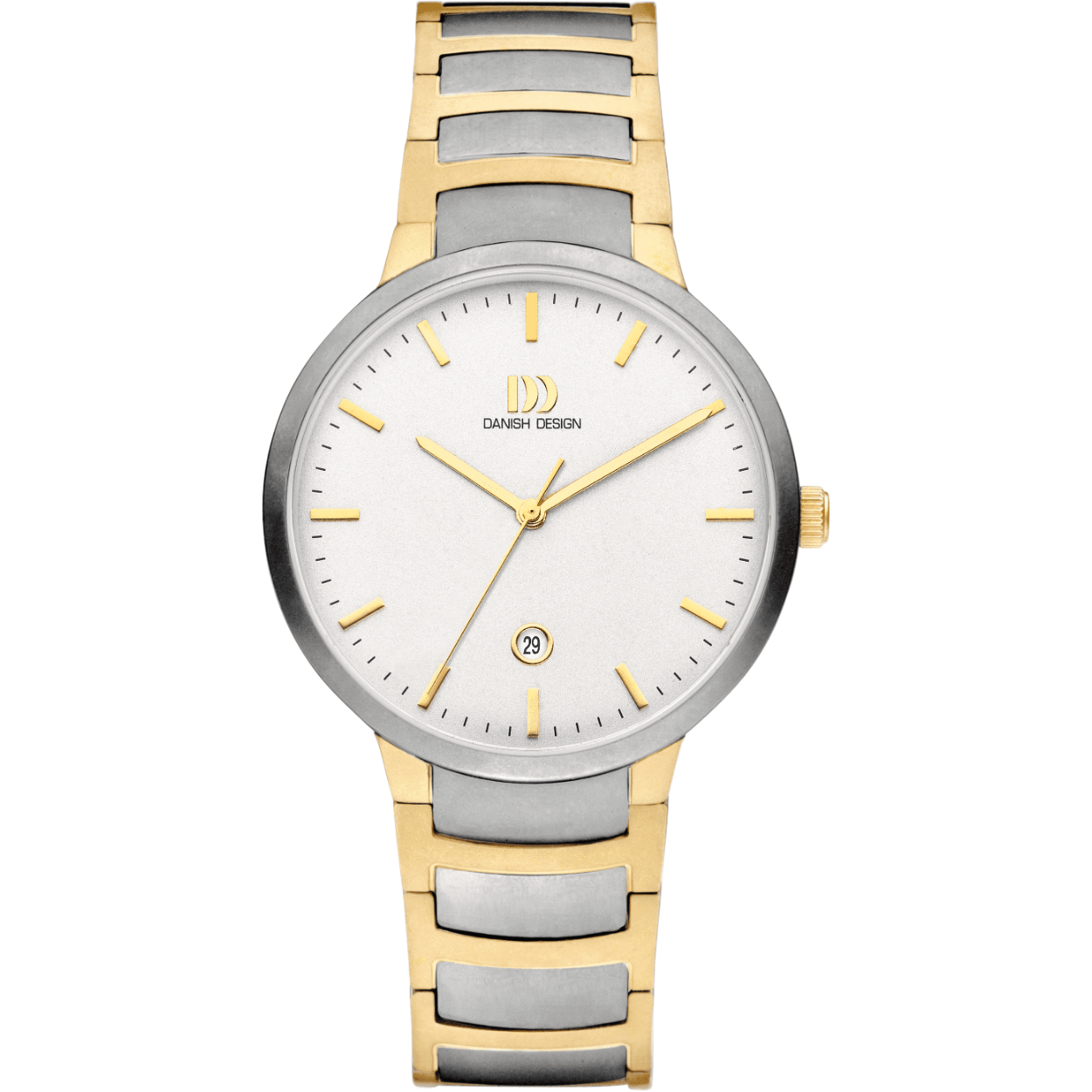 Heren Horloge met bi-colour titanium band.