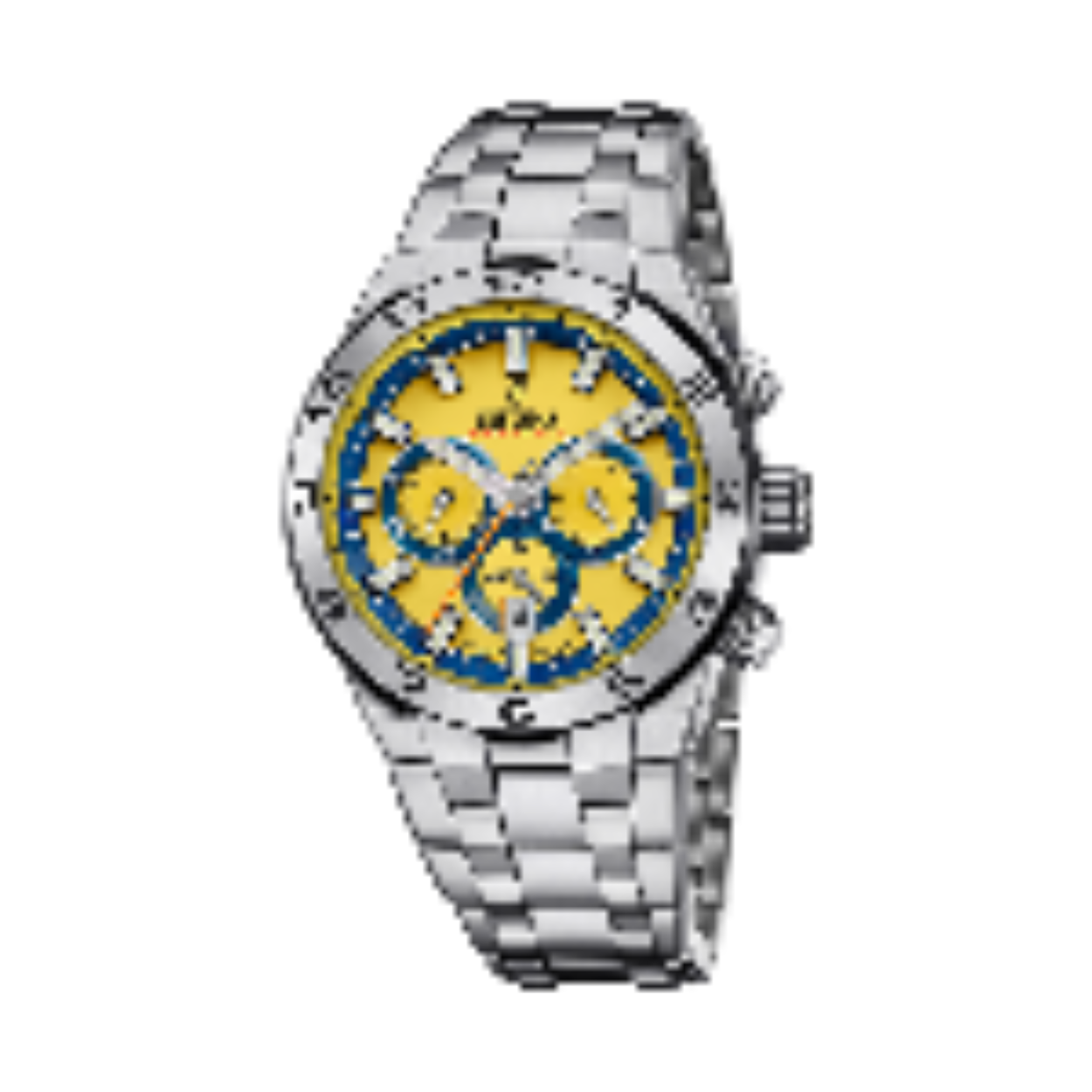 Stalen Festina horloge met Chronograaf en datum 10atm waterdicht