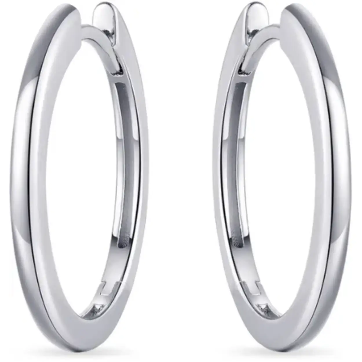 Creool zilver 22mm diam en 3mm dikte