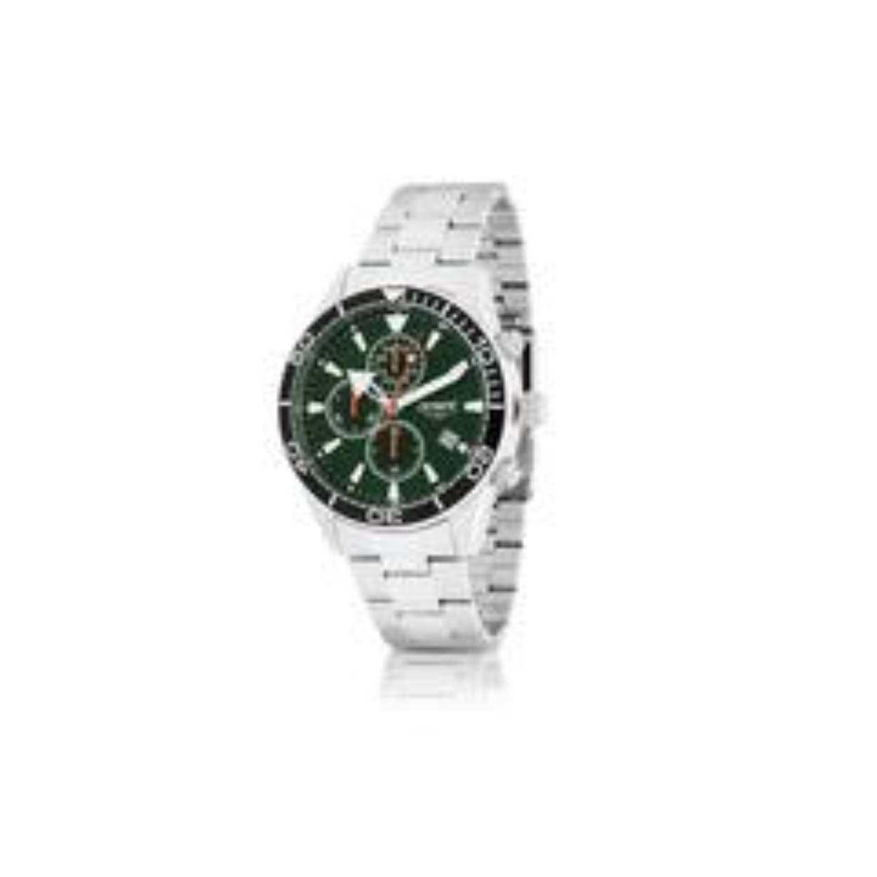 Olympic OL72HSS285 ADAM Horloge - Staal -Staal - Groen - 44mm 
Dit unieke Olympic horloge met artikelnummer: OL72HSS285 is een herenhorloge met chronograaf en heeft een sportieve uitstraling. De stalen kast heeft een zwarte bewerkte bezel en een groene wijzerplaat met een datum en chronograaf. De uursaanduiding is opvallend door de lumibrite strepen en wijzers. De rode accenten geven het horloge een sportief uiterlijk. Aan de stalen kast zit een stalen schakelband met een vouwsluiting. Het horloge heeft een mineraalglas, een doorsnee van 44mm en is 10ATM.

Waterdichtheid 10ATM
Dit horloge is bestand tegen water bij het zwemmen en douchen. Dit horloge is niet bestand tegen (grote) waterdruk dus je kunt er niet mee duiken.

Het merk:
Een mooi horloge hoeft niet duur te zijn! Het Nederlandse horlogemerk Olympic levert stoere chronografen, slimline series, digitale uurwerken en elegante dameshorloges. De prijs-kwaliteitverhouding staat bij Olympic hoog in het vaandel met prijzen die uiteenlopen van € 34,95 tot en met € 159,00.

100% Nederlands ontwerp, waterdicht en standaard 3 jaar fabrieksgarantie.

Specificaties:
- Ronde kast Ø 44mm
- Zilverkleurige stalen horlogekast
- Groene wijzerplaat
- Stalen schakelband
- 10ATM 
- Standaard 3 jaar fabrieksgarantie
- Mineraalglas