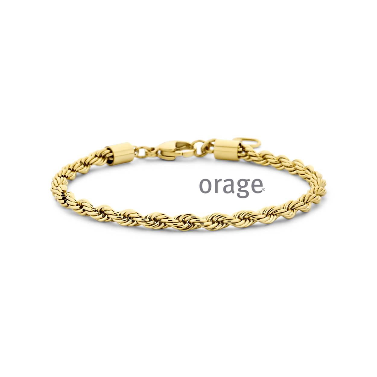 Orage Armband Staal geel