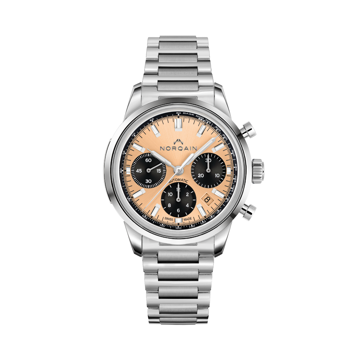 Elk Norqain horloge uitgerust met ETA of Sellita uurwerken wordt geleverd met een internationale fabrieksgarantie van twee jaar. Door lid te worden van de Norqainer club, kan deze garantie worden verlengd tot drie jaar.