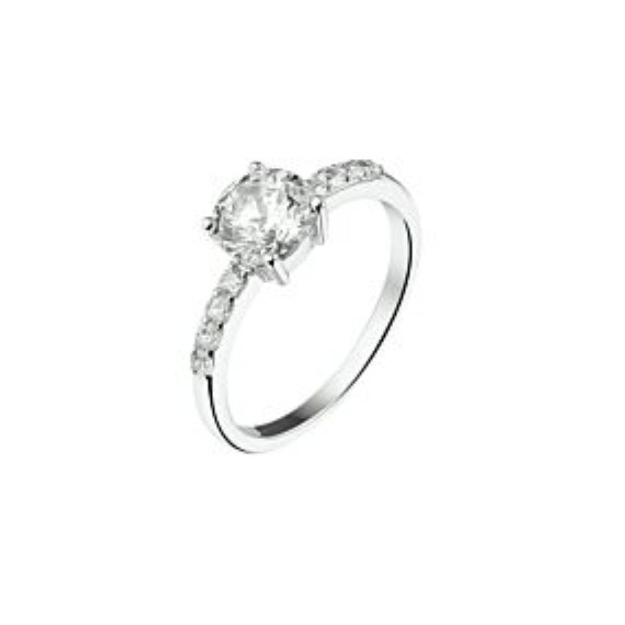 zilveren ring met zirkonia